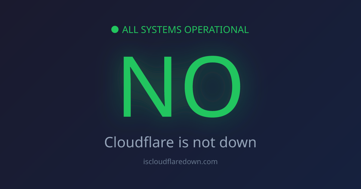 www.iscloudflaredown.com image